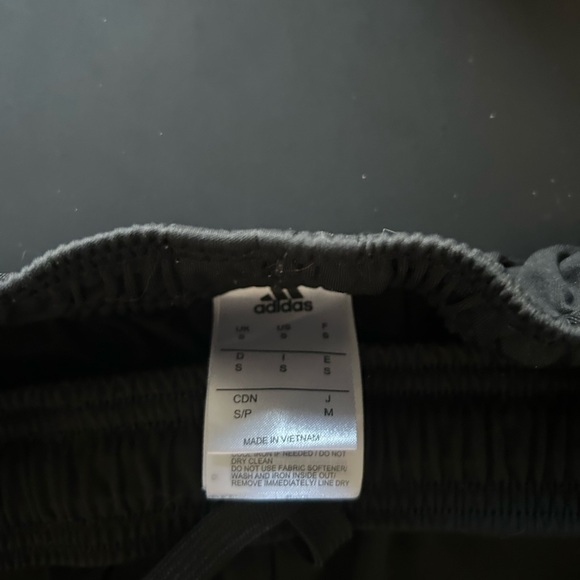 Adidas shorts. Black. size medium. Mid length. Good condition. - Picture 2 of 3